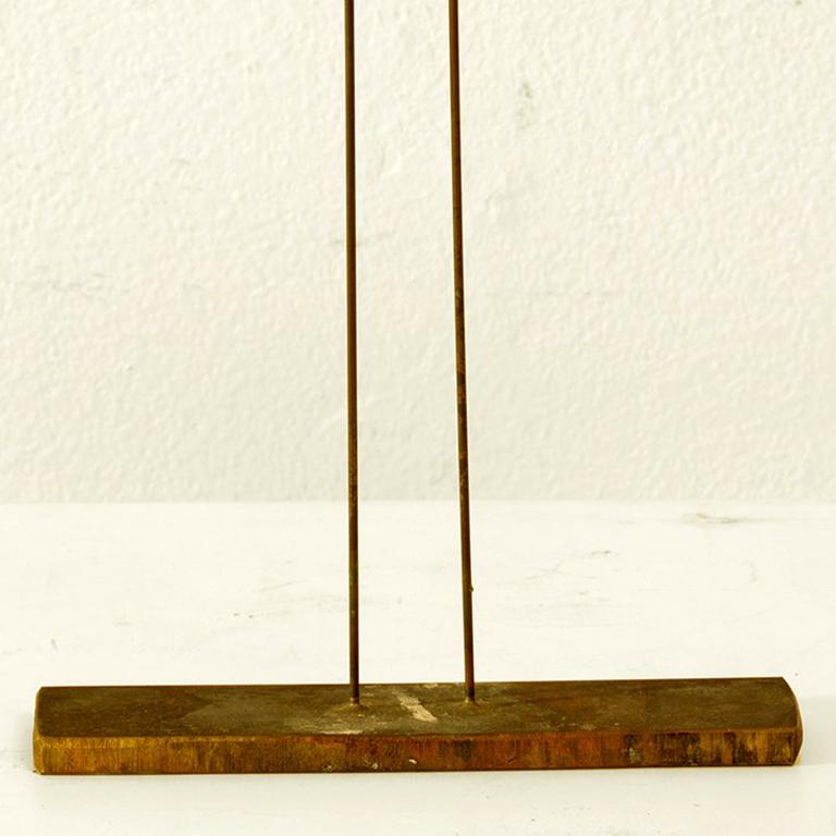 Small 2 Rods - Sculpture by Val Bertoia