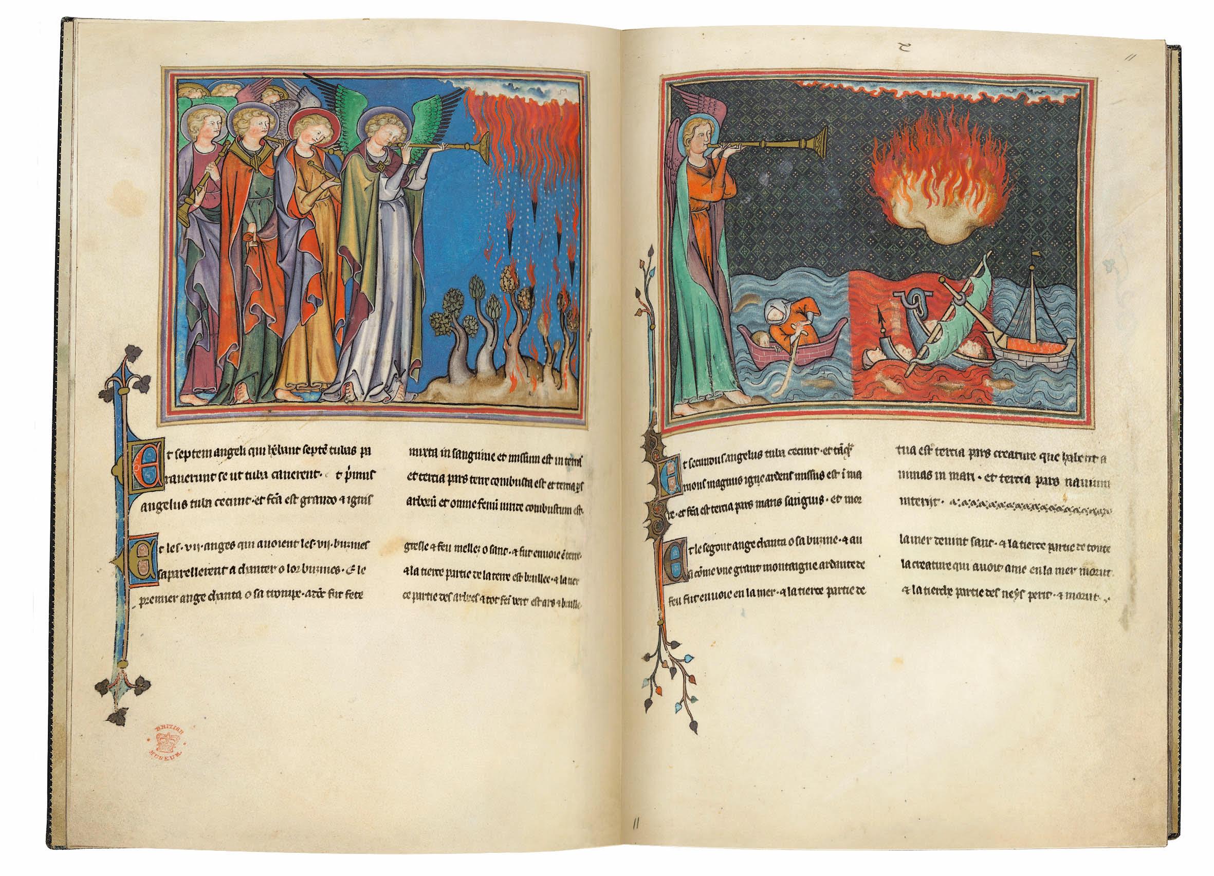 Val-Dieu Apocalypse – Erstausgabe von Faksimiles in limitierter Auflage (Mittelalterlich) im Angebot