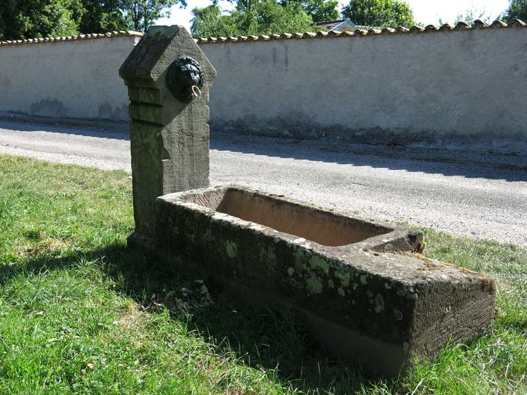 French Antique Stone Fountain from France. For Sale 3