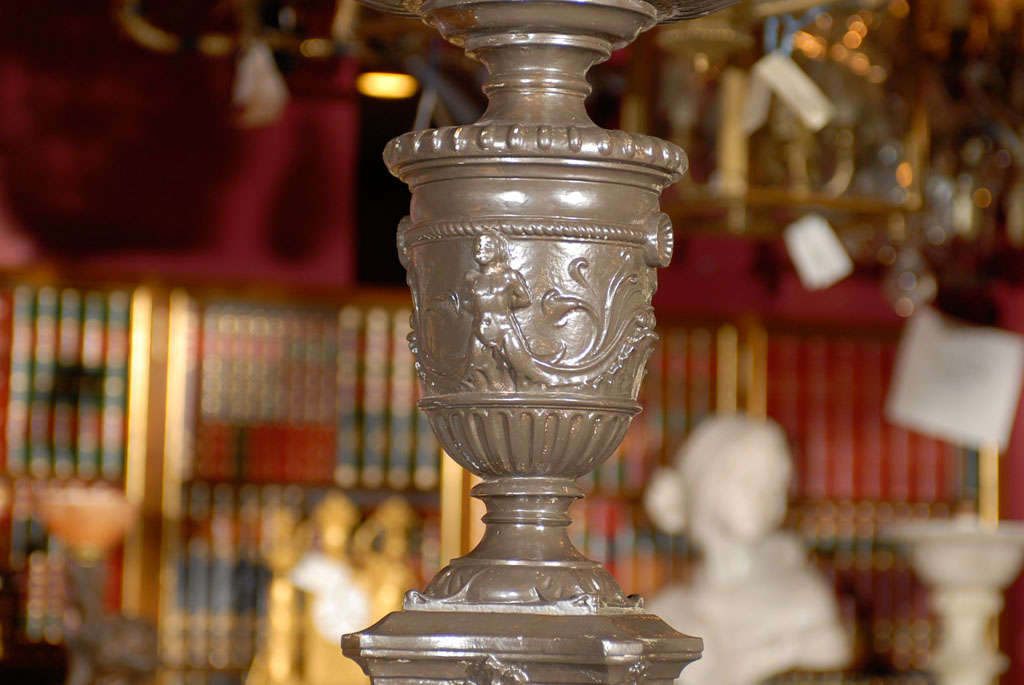 Early 20th Century Val D'Osne Torchere For Sale