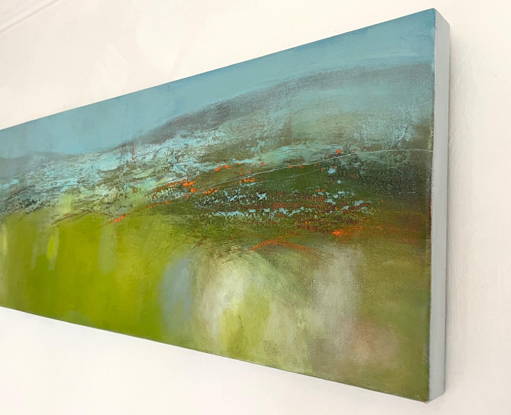 Retreat - Abstract Painting by Val Hudson