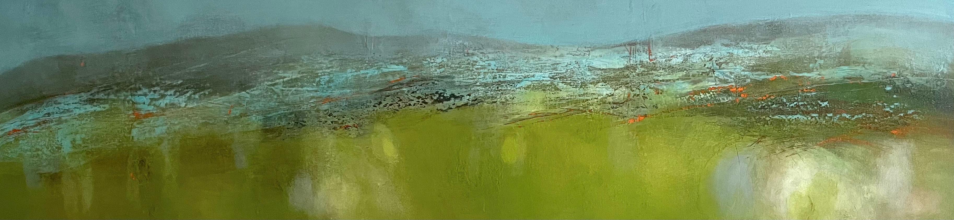 Val Hudson Abstract Painting - Retreat