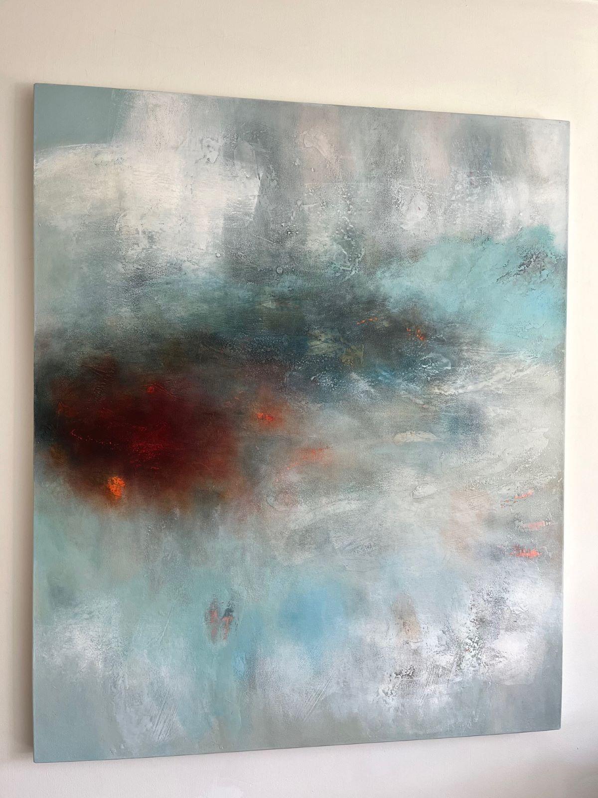 The One That Got Away - Painting by Val Hudson