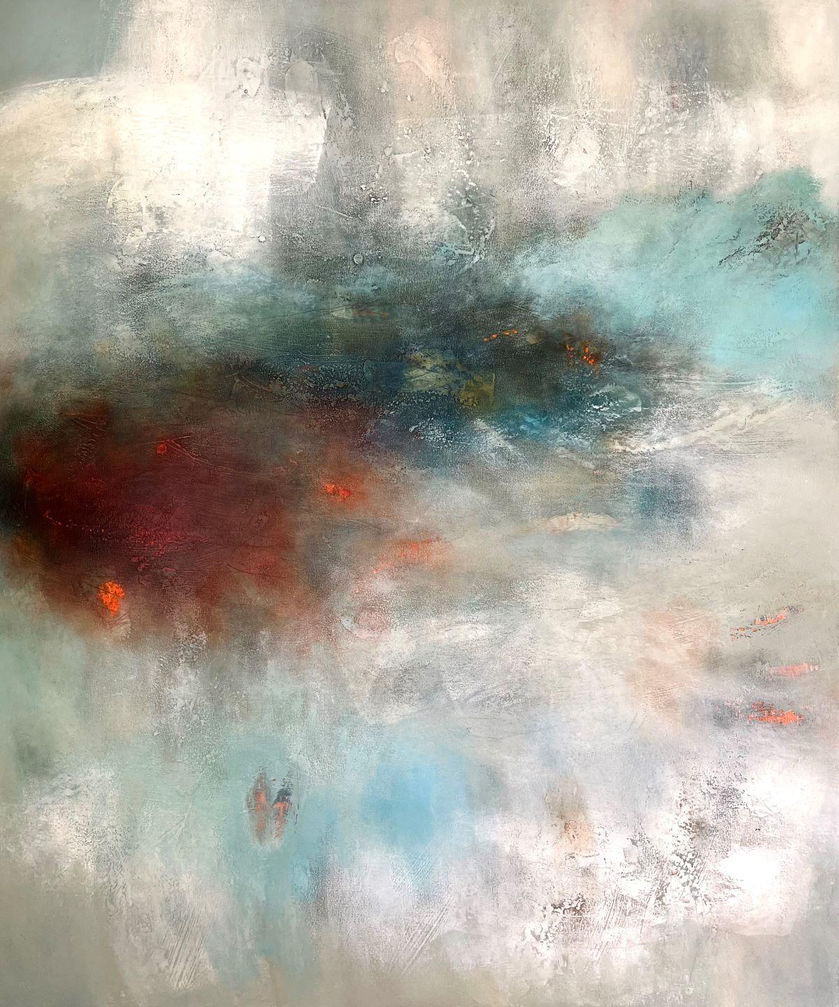 Val Hudson is a painter drawing on a wide spectrum of ideas and influences. Her paintings present a dreamlike quality of ephemeral spaces punctuated with half seen evocations of memory, experience and sensory imaginings. The paintings are also