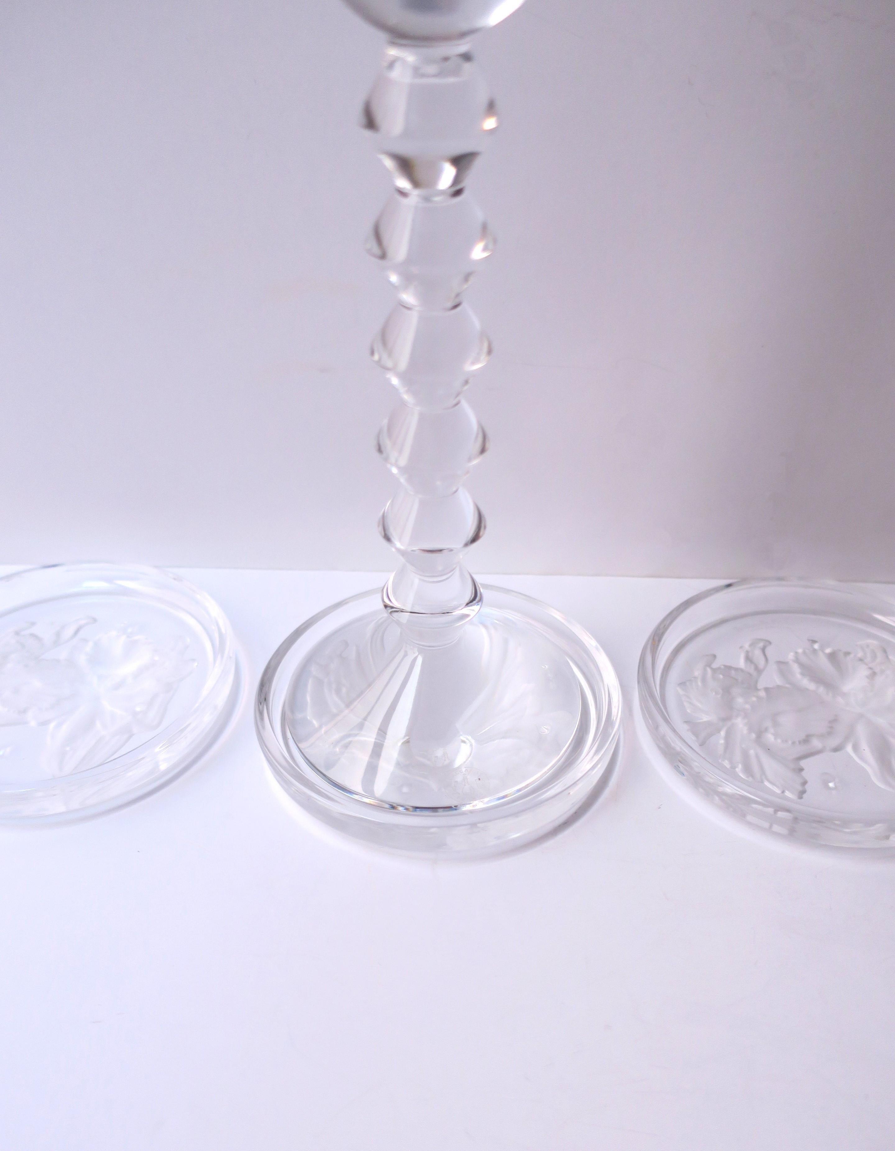 Posavasos de Cristal Belga Val Saint Lambert en venta 6