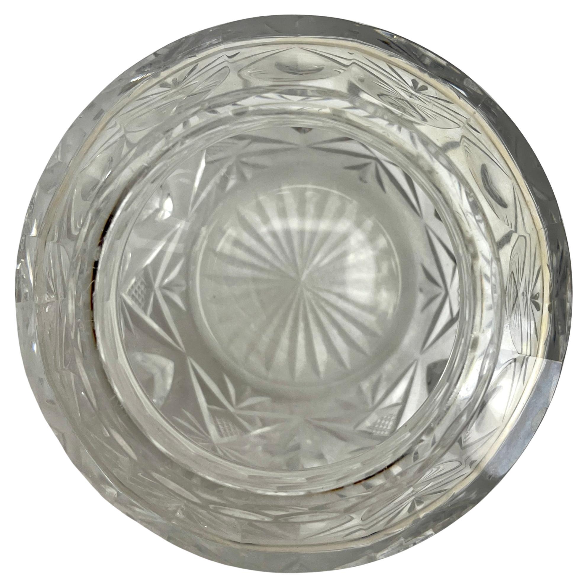 Val Saint Lambert  Cristallo 2 candelieri e 1 vaso 1930 Belgio in vendita 6