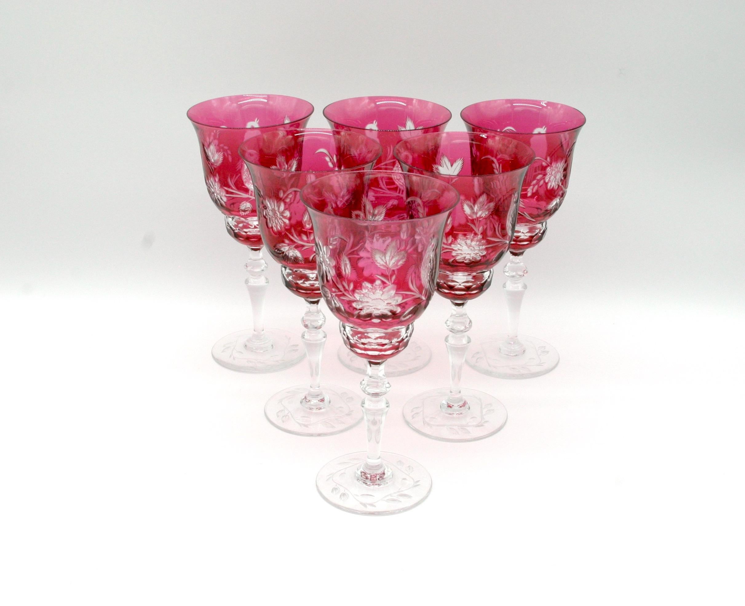 Val Saint Lambert Crystal Barware / Tableware Service / 12 People In Good Condition In Tarry Town, NY