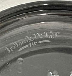 Val Saint Lambert Crystal Cocktail or Drink Glass Coasters