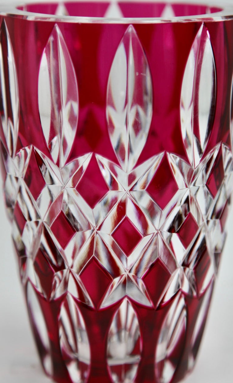 Val Saint Lambert Crystal Vase Charles Graffart Cut to Clear Signed For  Sale at 1stDibs | val st lambert, val st lambert vase signed, val saint  lambert catalogue