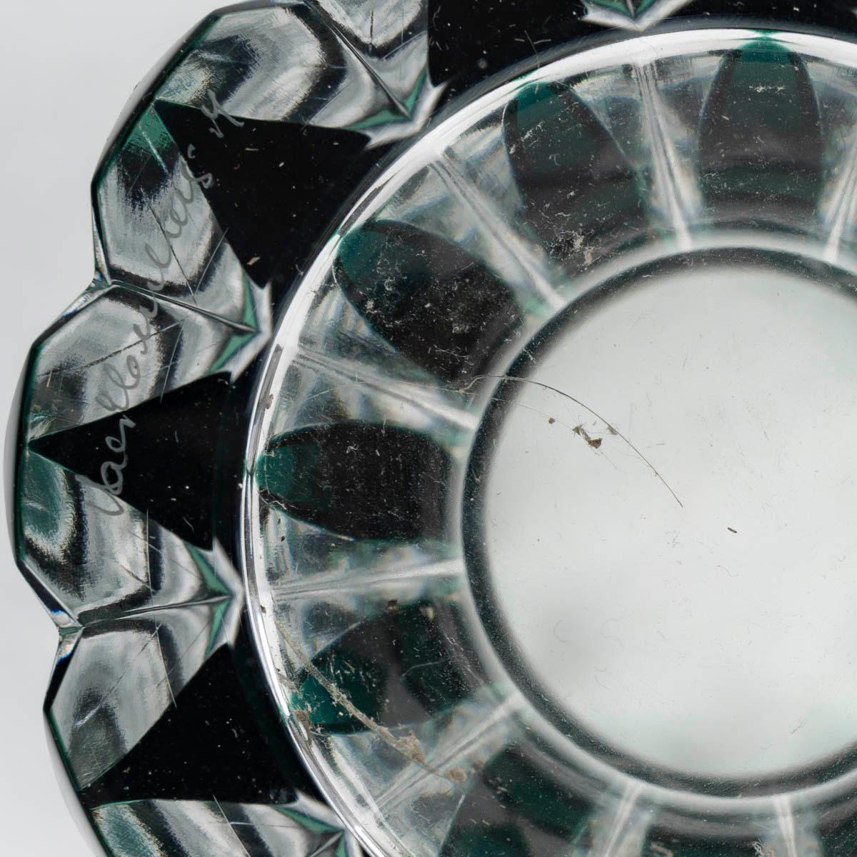 19th Century Val Saint Lambert Crystal Vase, early 20th Century, Napoleon III Style.