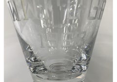 Val Saint Lambert Cristal W.W.F.G.A. Taza con tapa Trofeo Compota
