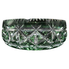 Val Saint Lambert Cut Crystal Centerpiece