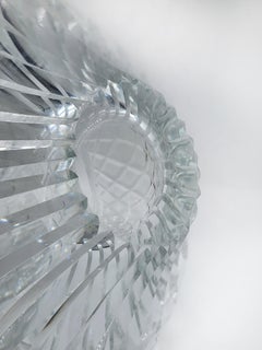 Centre de table en cristal taillé Val Saint Lambert