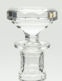 Val Saint Lambert Cut-Crystal Decanter 20th Century, Founded in 1826, Belgium