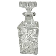 Carafe du Val Saint Lambert 20e siècle, fondée en 1826, Belgique