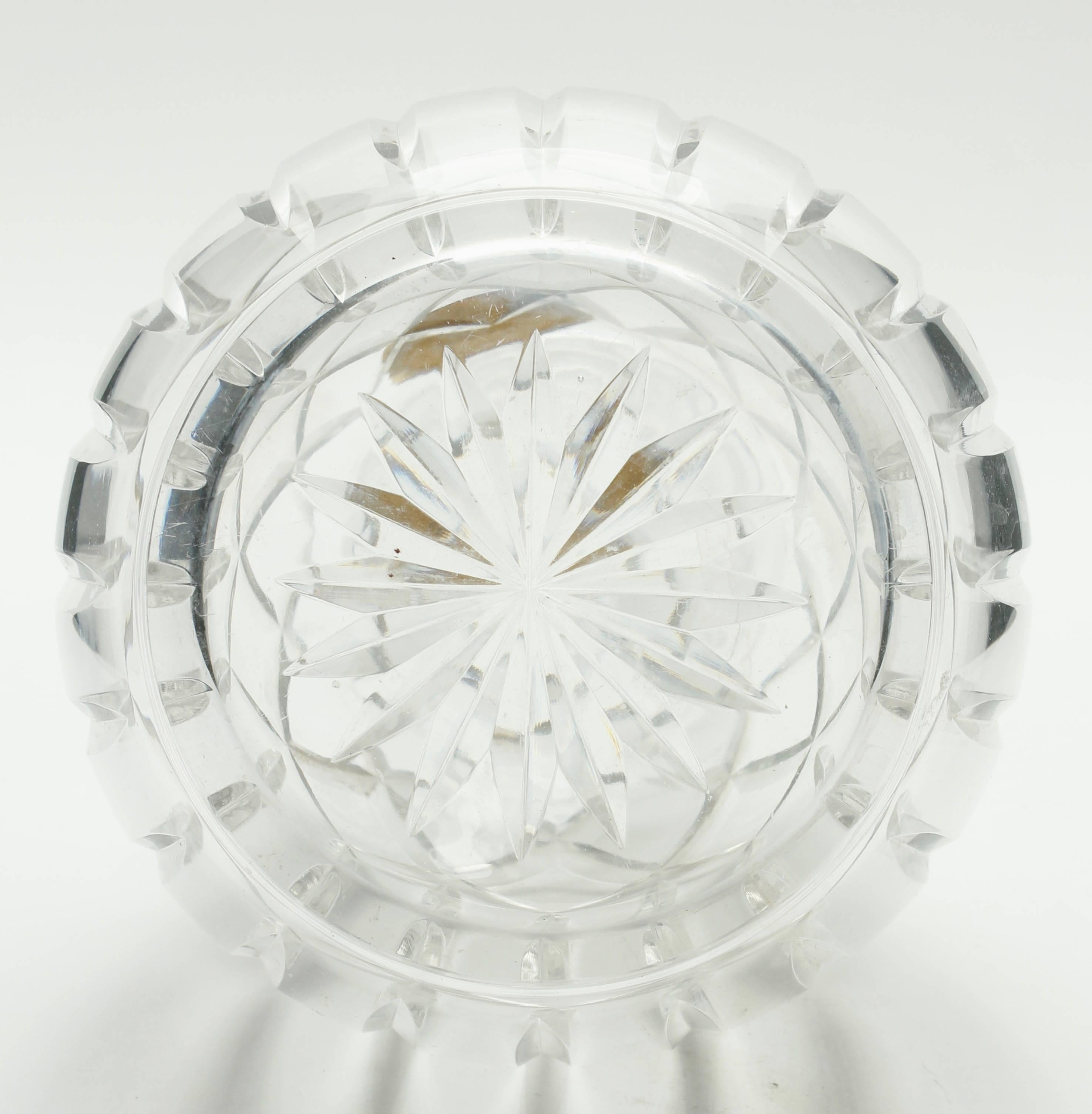 Val Saint Lambert Cut-Crystal Decanter 20th Century, Founded in 1826, Belgium For Sale 1