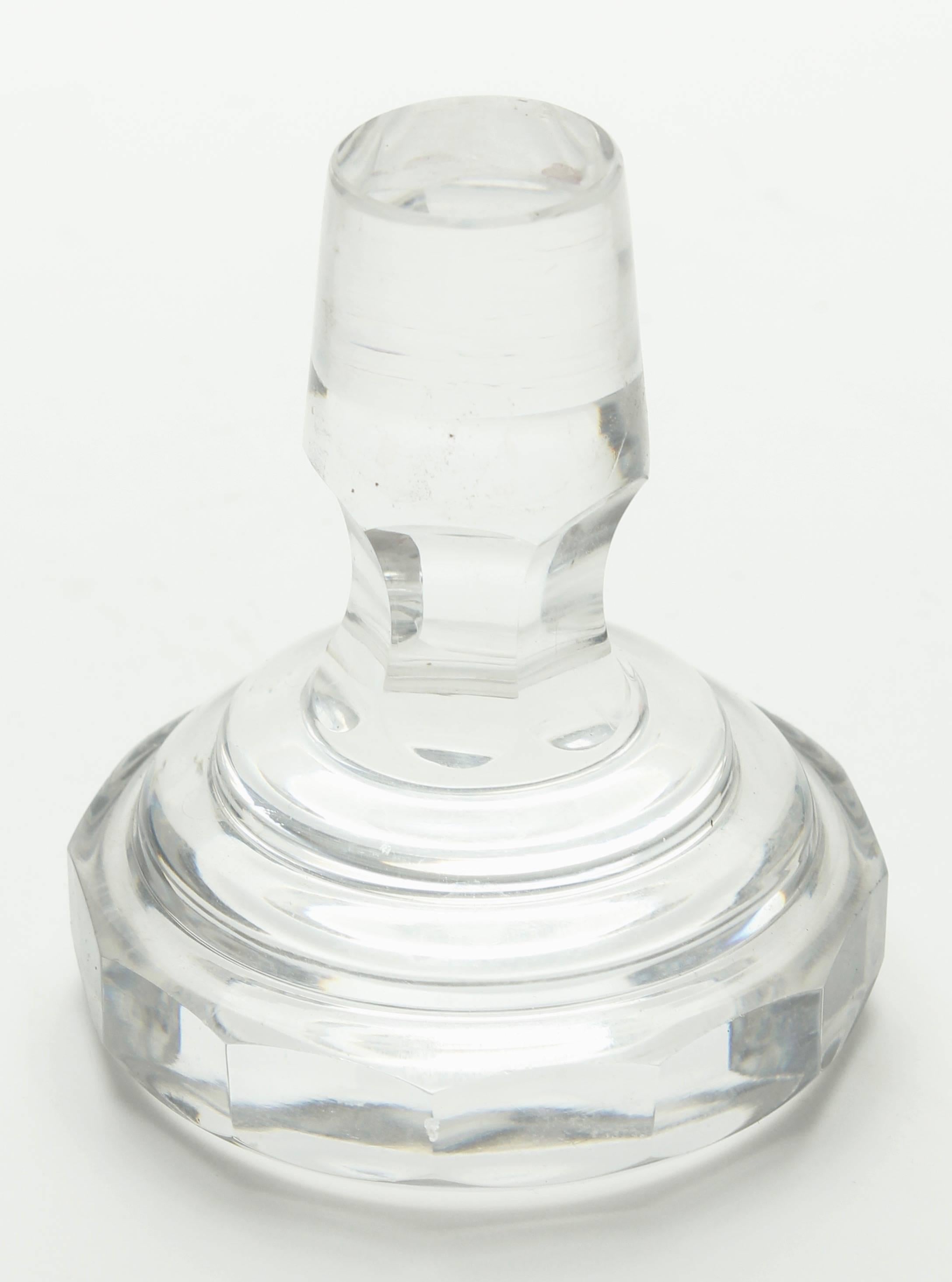 Val Saint Lambert Cut-Crystal Decanter 20th Century, Founded in 1826, Belgium For Sale 2