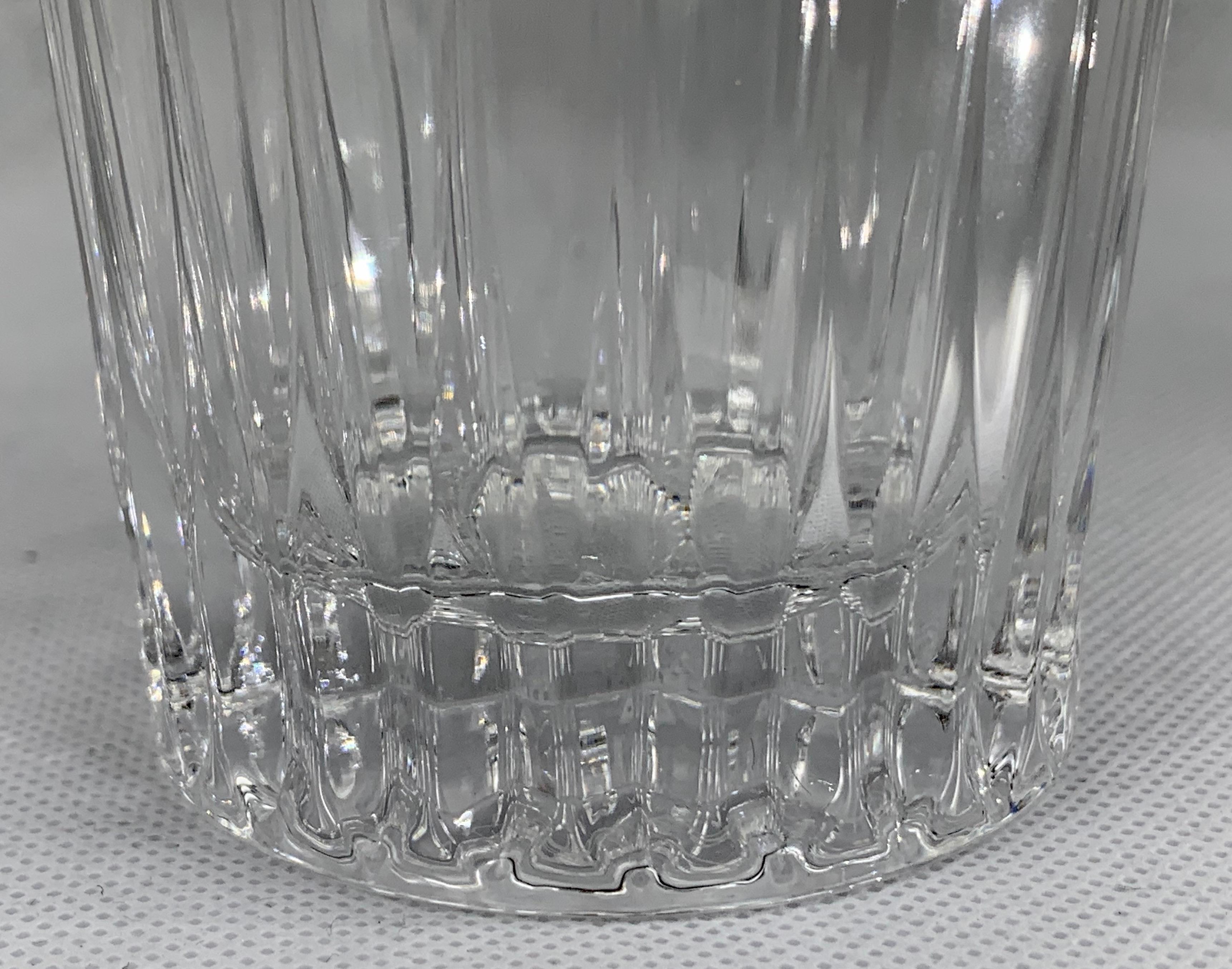 Belgian  Cut Crystal Highball/Tumblers Set of 6 by Val Saint Lambert