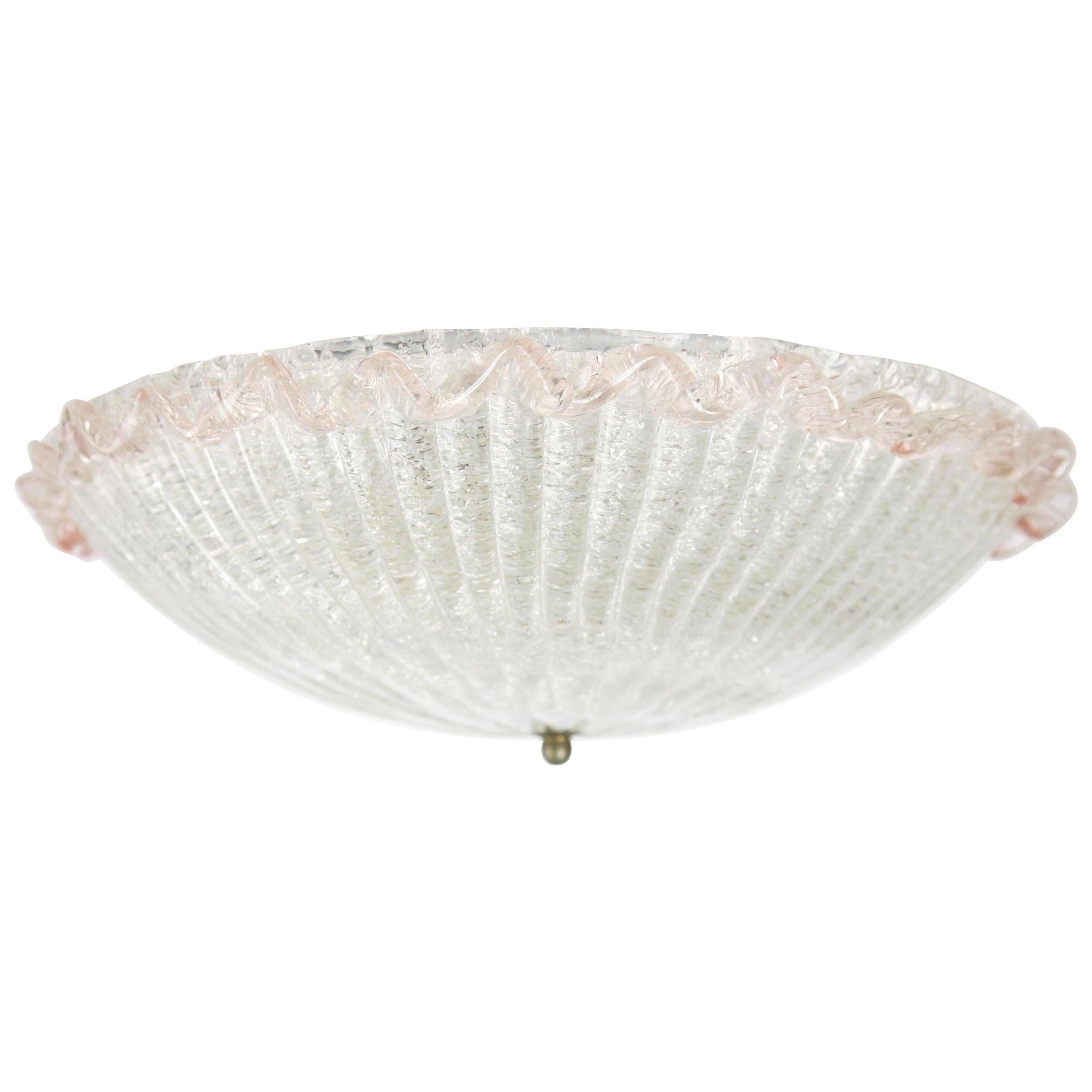 Venini Dome Flush Mount, Belgien, 1960