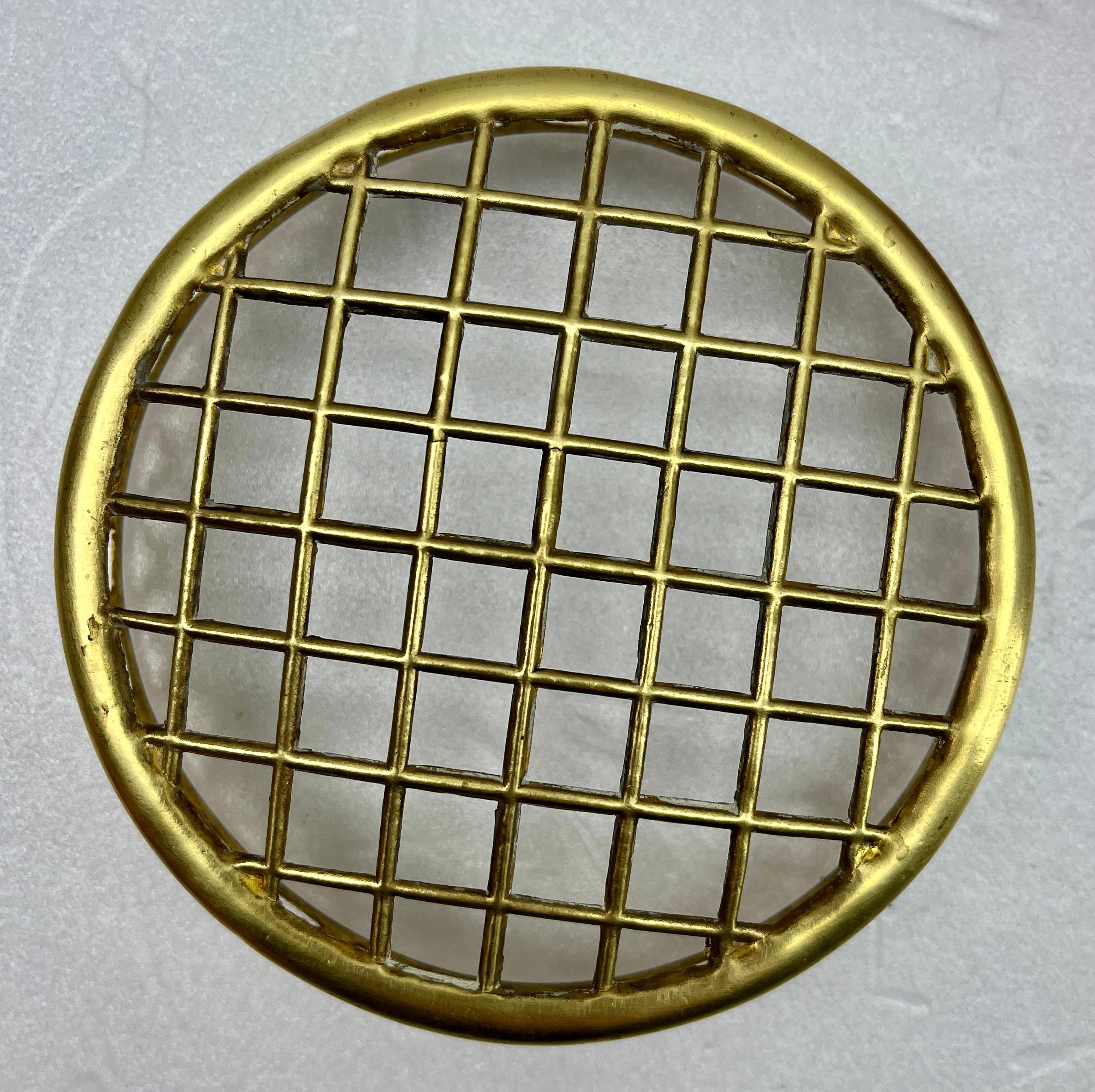 Val Saint Lambert Large 'Pique Fleurs' Vase, Crystal Cut-to-Clear, with Grille For Sale 3