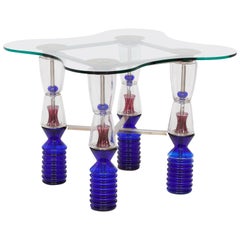 Val Saint Lambert One-of-a-Kind Crystal Gaming Table
