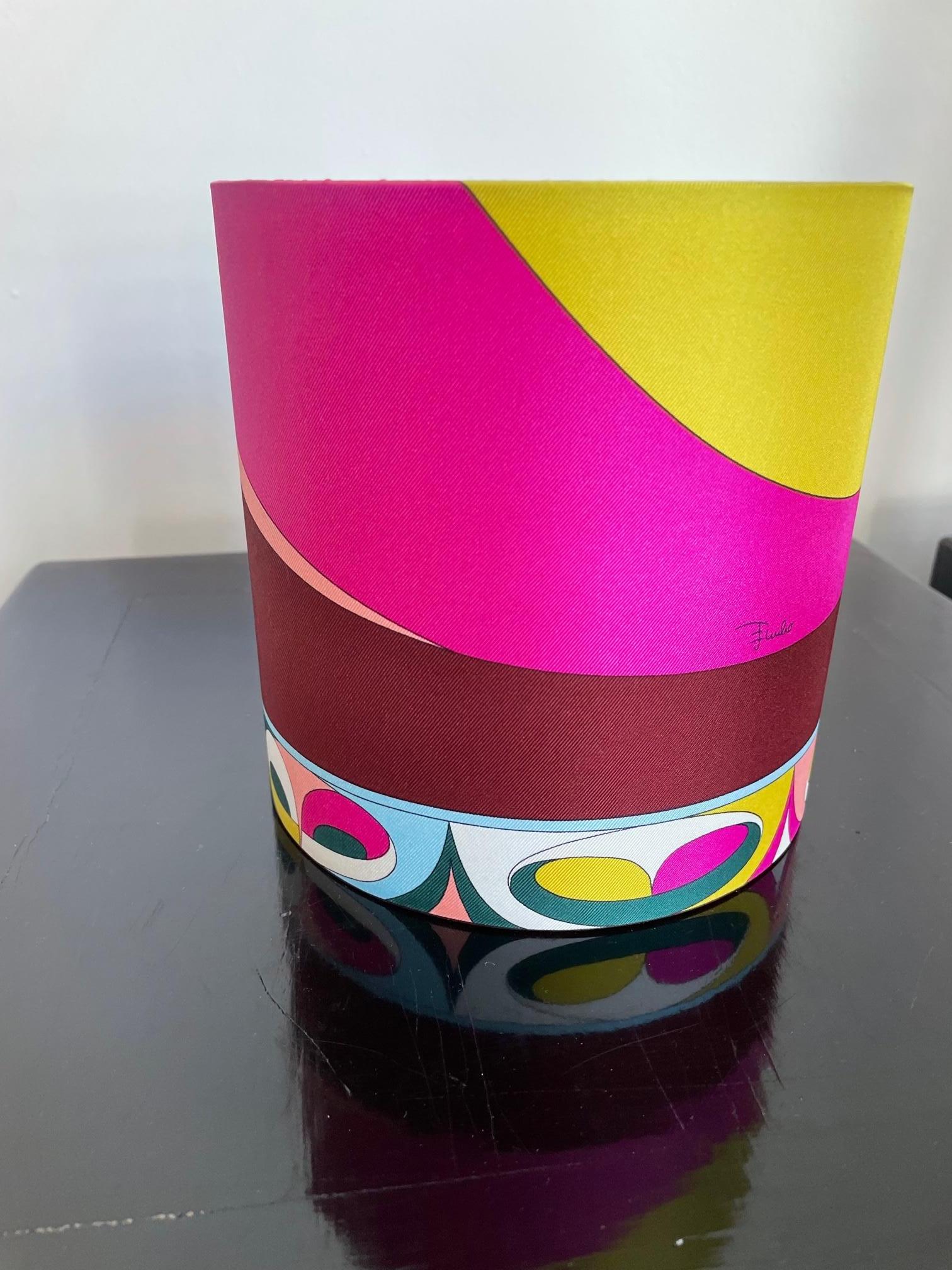 Val Saint Lambert Table Lamp with Pucci Lamp Shade In Good Condition For Sale In Hamburg, DE