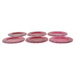 Val Saint Lambert Tableware Dessert Plate Service