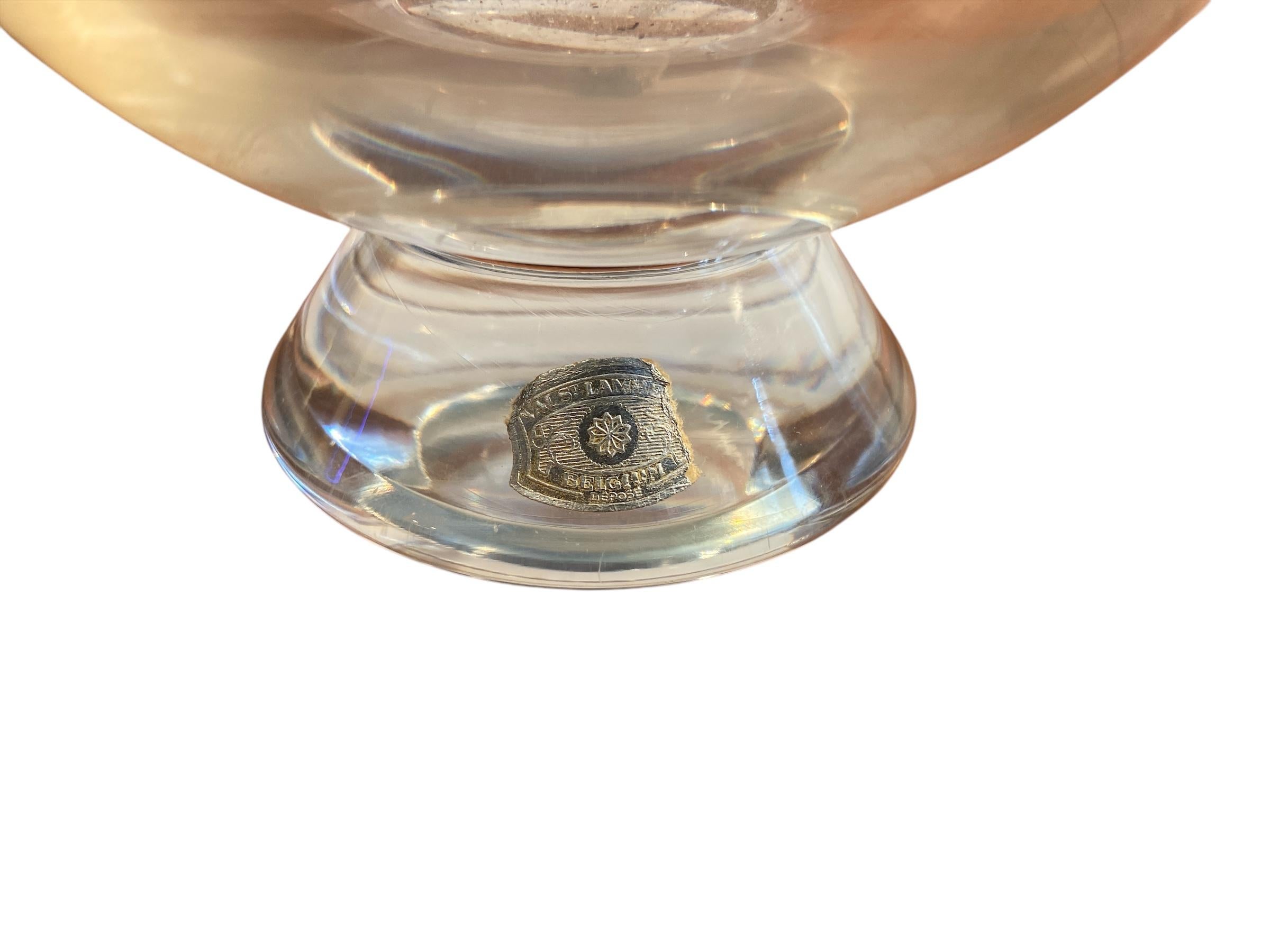 Mid-Century moderno Vaso Val Saint Lambert in vendita