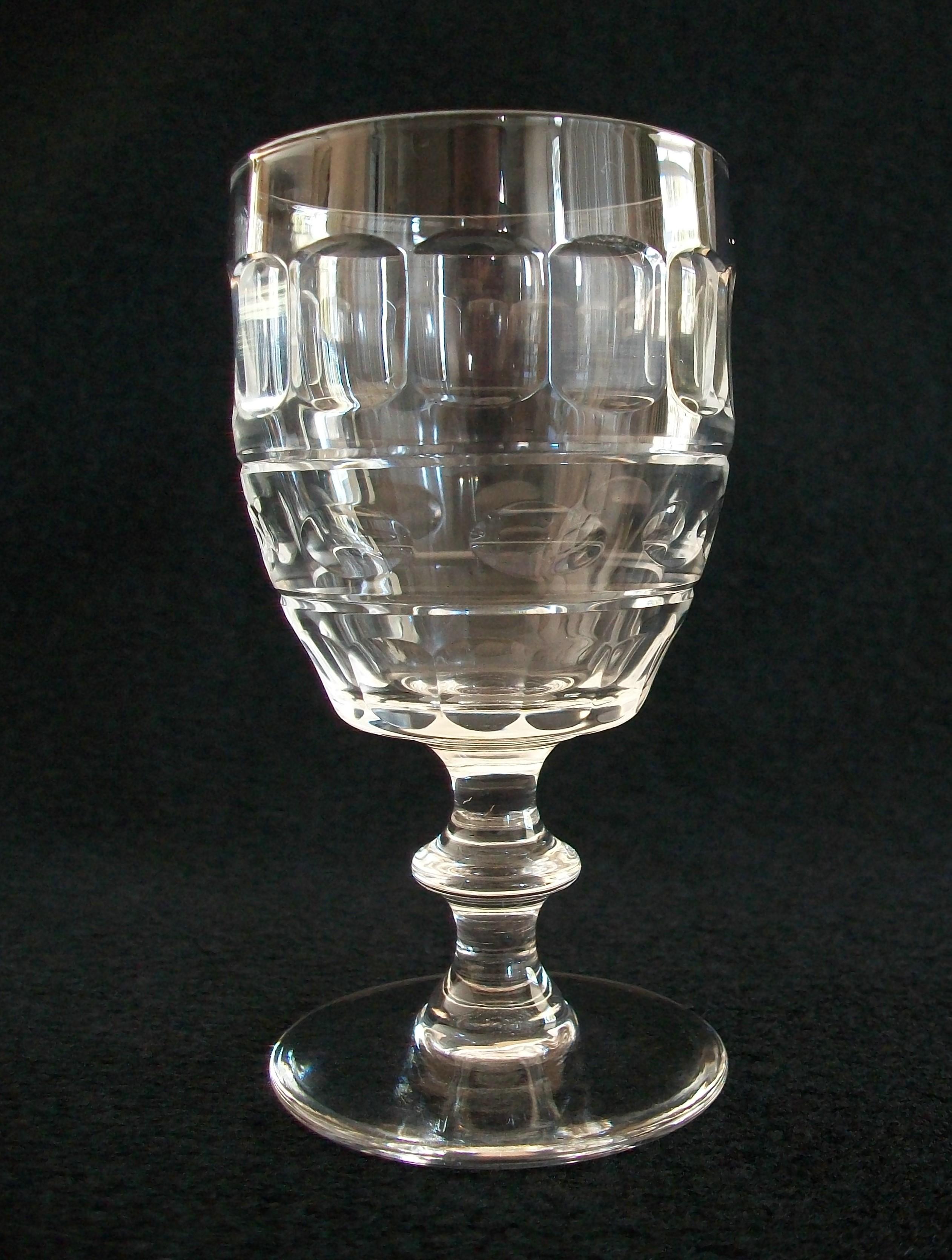 Val St. Lambert, Blarney, 62 Pieces Crystal Stemware, Belgium, Circa 1950-62 For Sale 5