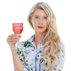 Val St. Lambert C1890s Cameo-Cut Scenic Water Goblets