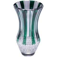 Val St. Lambert crystal vase