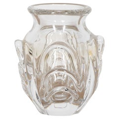 Jarrón de cristal Val St Lambert