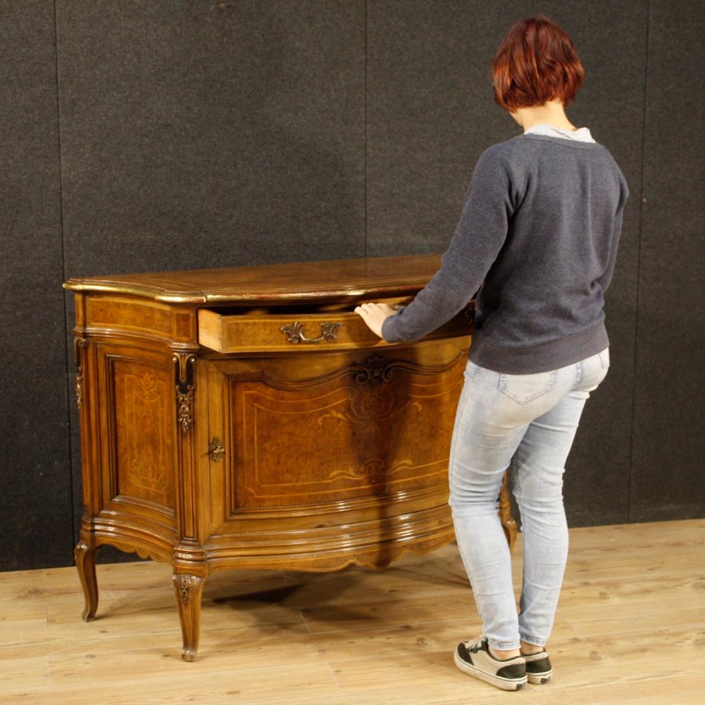 Valabrega Production 20th Century Inlaid Wood Italian Sideboard, 1950 6