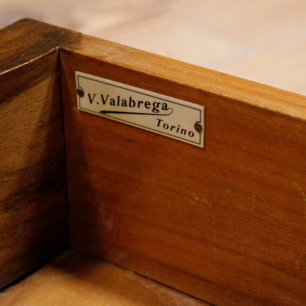Valabrega Production 20th Century Inlaid Wood Italian Sideboard, 1950 7