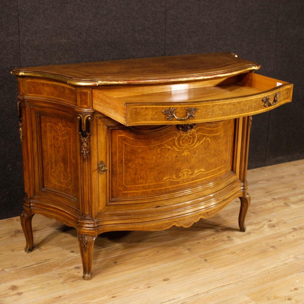 Valabrega Production 20th Century Inlaid Wood Italian Sideboard, 1950 4