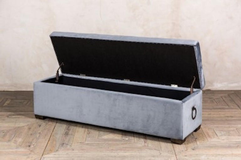 Valance Velvet Blanket Box, 20th Century For Sale at 1stDibs