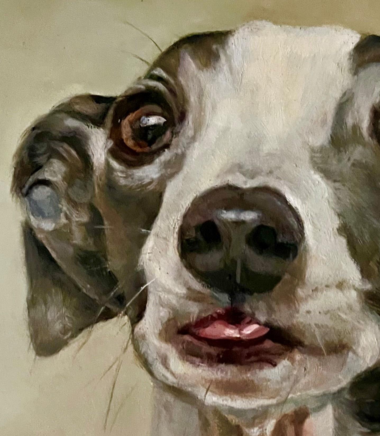 Valarie Wolf's dog painting, titled 