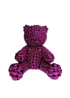 Oso de peluche (rosa), Valay Shende, Escultura, Pop-art, Animal