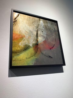 Eternal Flame III -  Koi Carp - Print on Museum Glass with Gold and Silver leaf