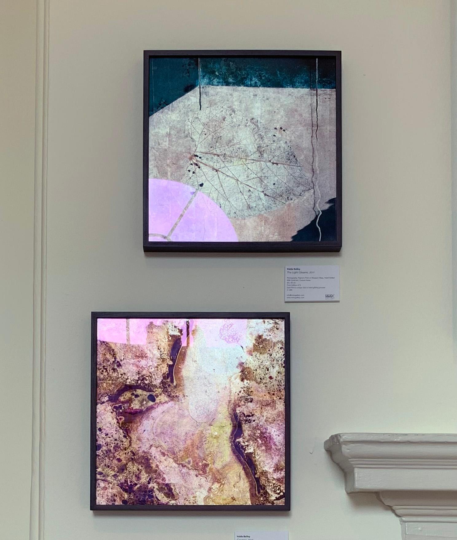 Anyone who has stopped to engage with an oil spill will be familiar with the rainbow colours and the myriad of shapes that appear to the keen observer. The iridescence and depth is almost otherworldly and presents the viewer with a rich galaxy of