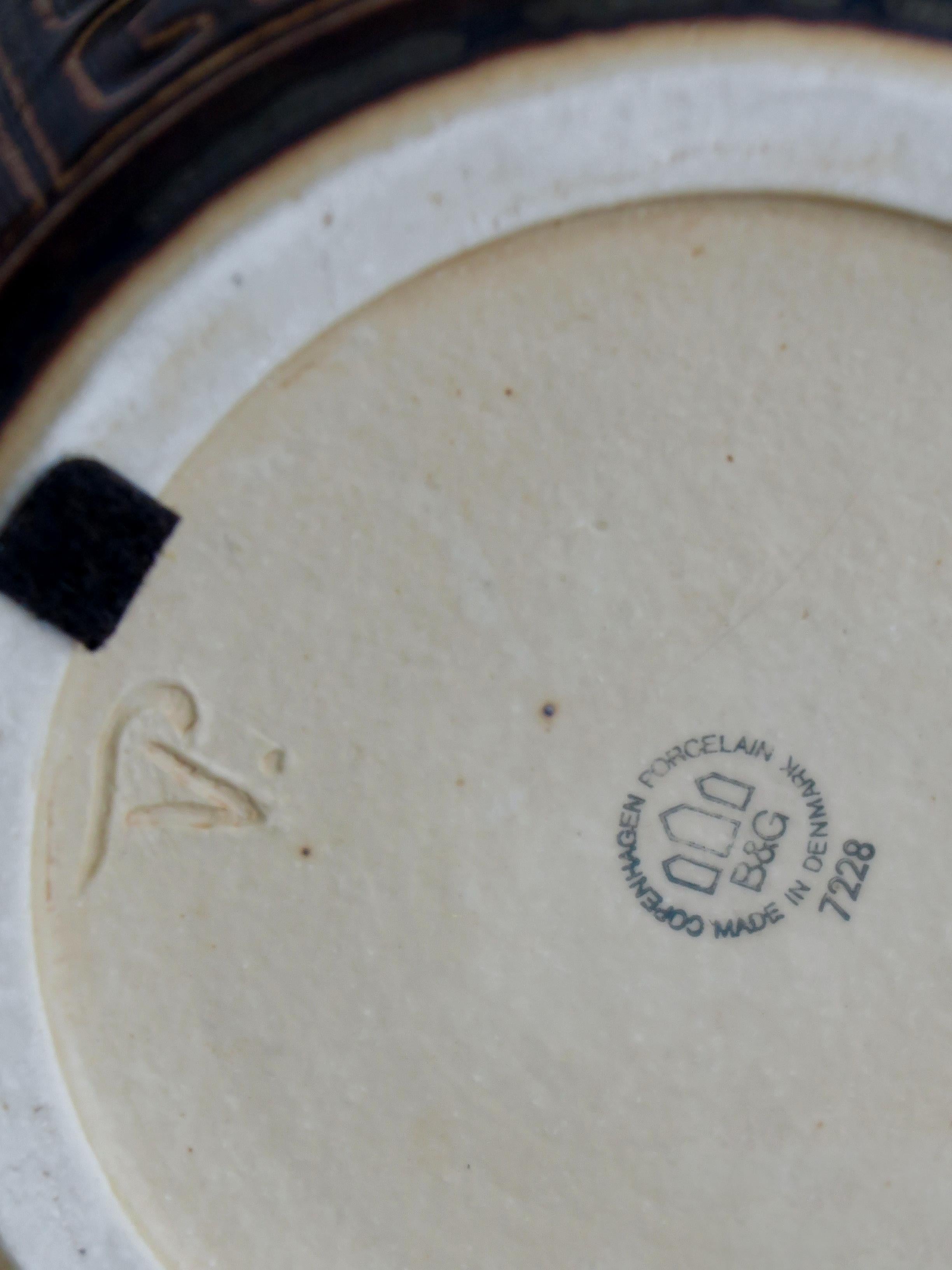 Valdemar Petersen per Bing & Grøndahl Set di vasi in ceramica scandinava, anni '60 in vendita 1