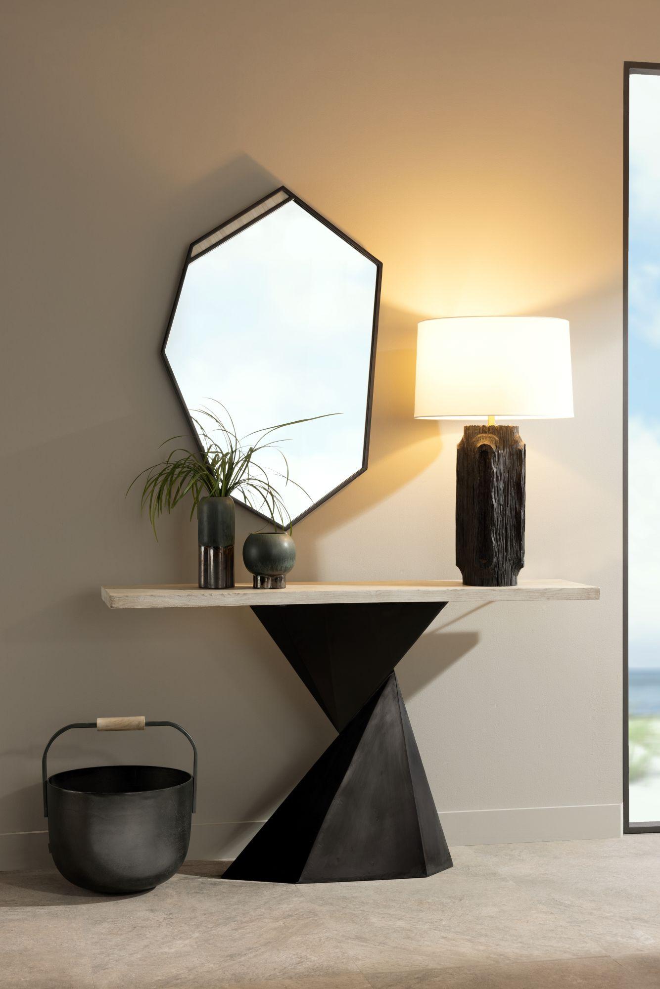 Valder Console FLI01 - Smoke, Wood, Iron For Sale 4