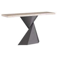 Consola Valder FLI01 - Humo, Madera, Hierro