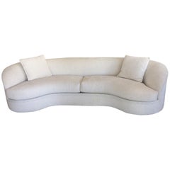 Valdimir Kagan Biomorphic Curved Sofa for Directional