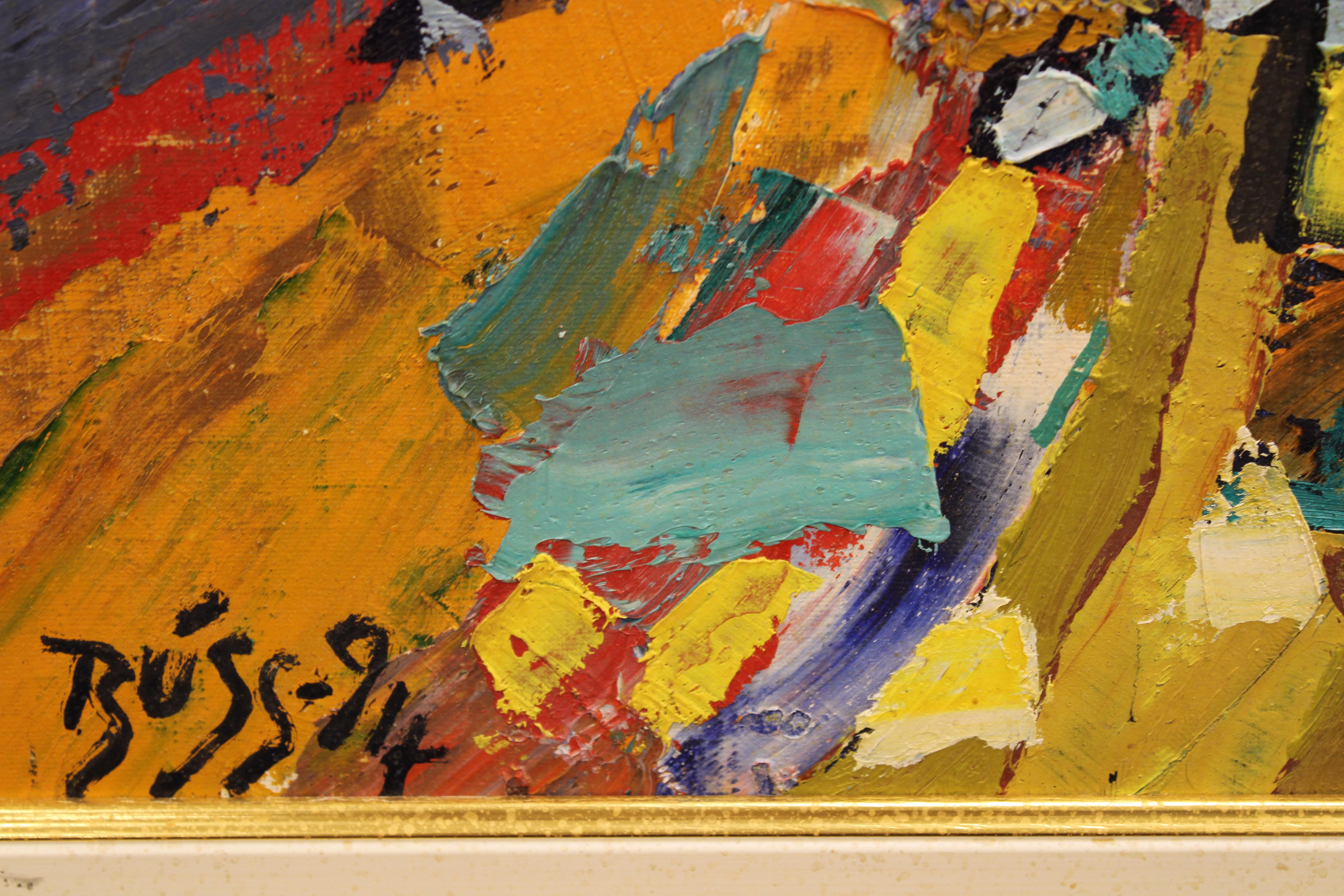 Sunny day. 1994, Öl auf Leinwand und Karton, 50x70 cm im Angebot 2