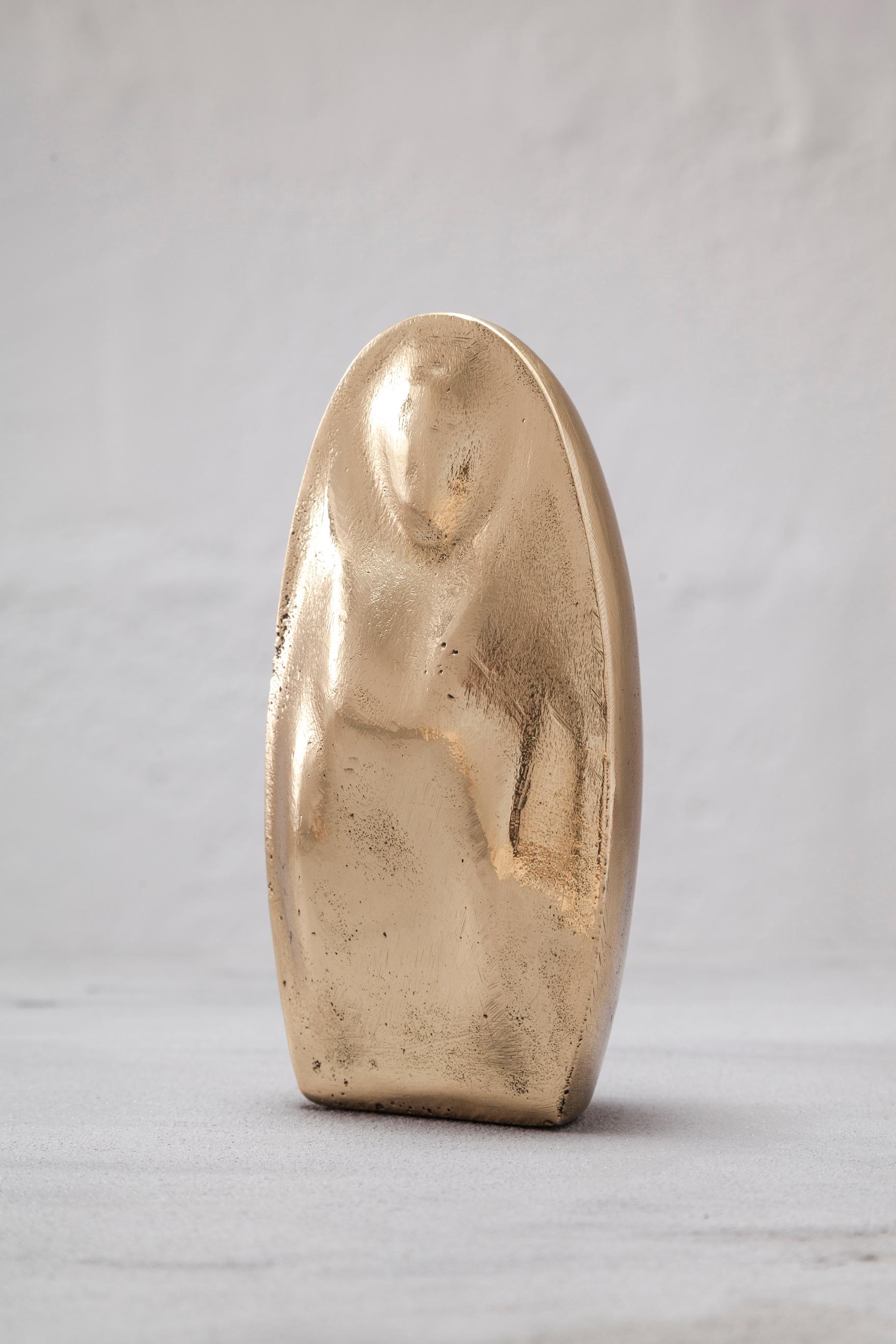 bronze virgin sculpture