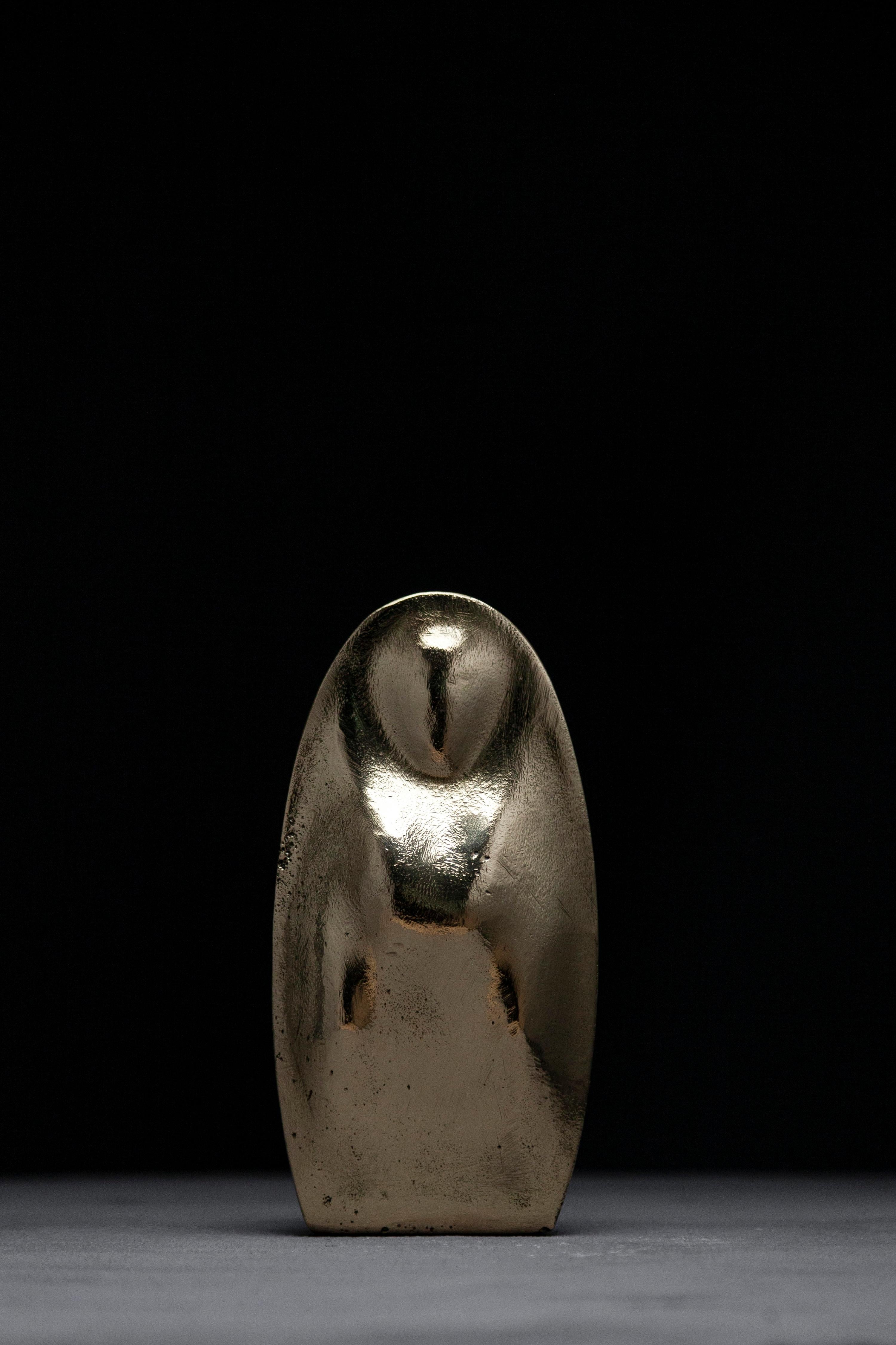 Scultura Vergine Valdivia in bronzo fuso lucido di Estudio Andean in vendita 2