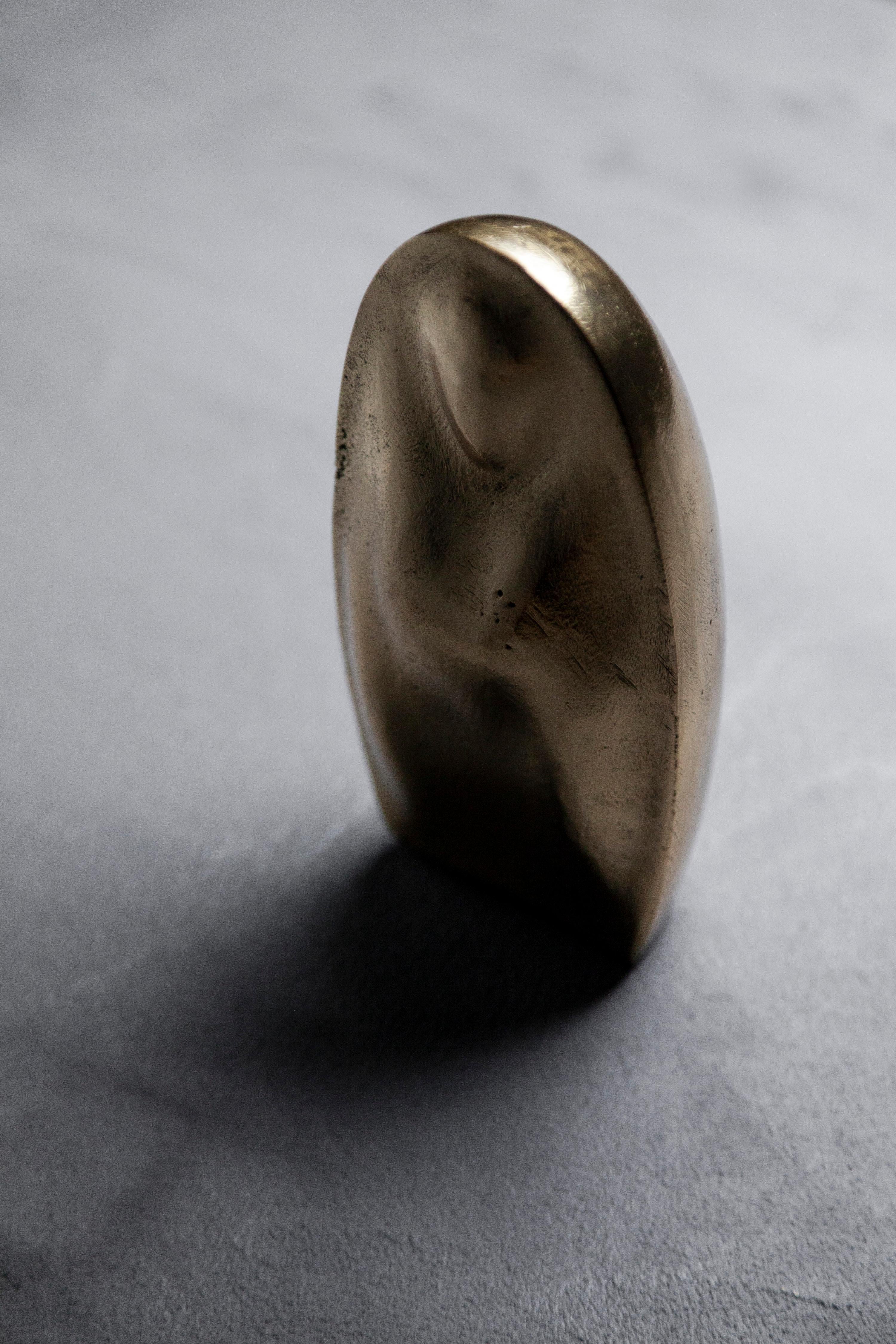 XXI secolo e contemporaneo Scultura Vergine Valdivia in bronzo fuso lucido di Estudio Andean in vendita
