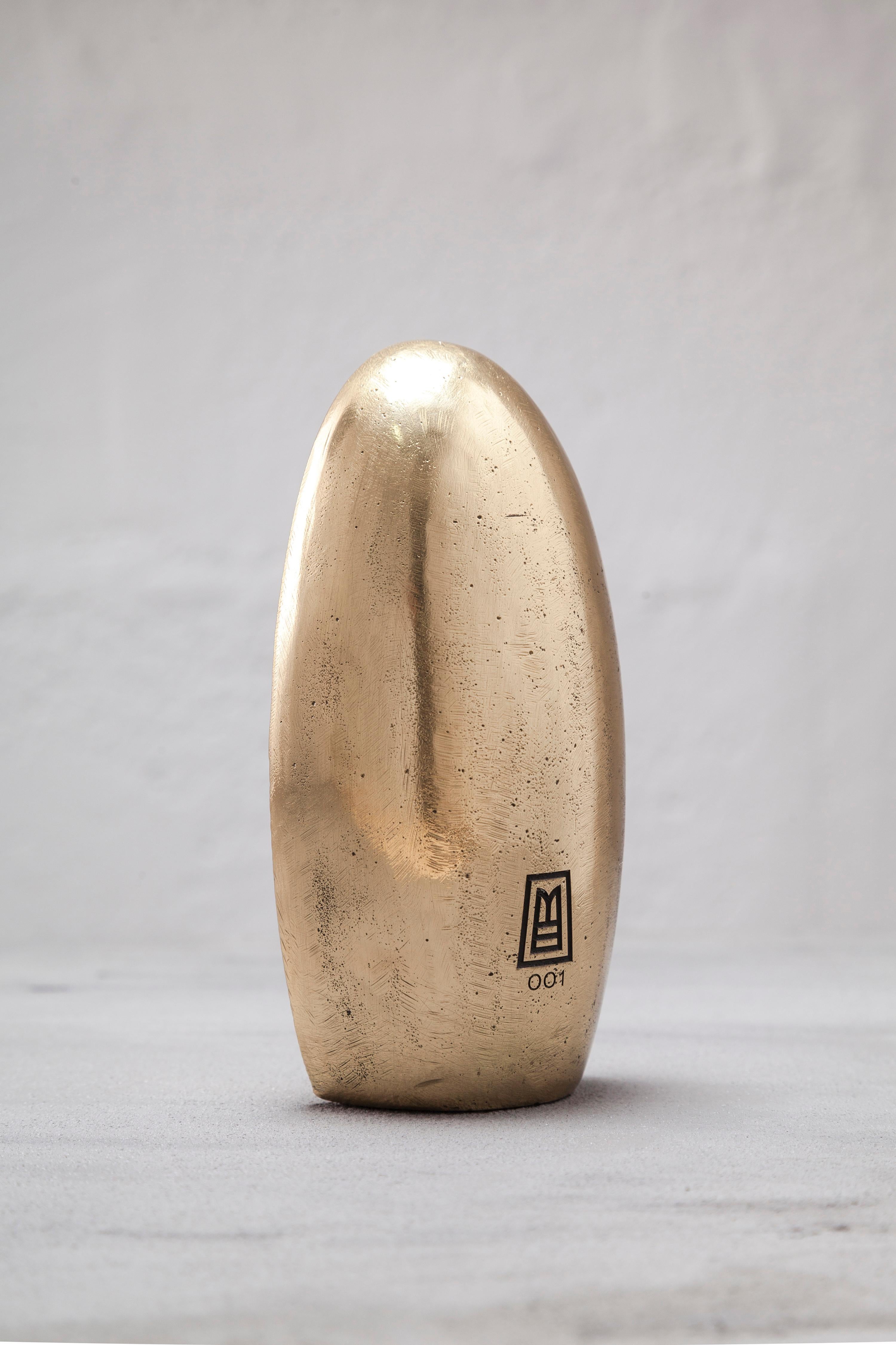 Bronzo Scultura Vergine Valdivia in bronzo fuso lucido di Estudio Andean in vendita