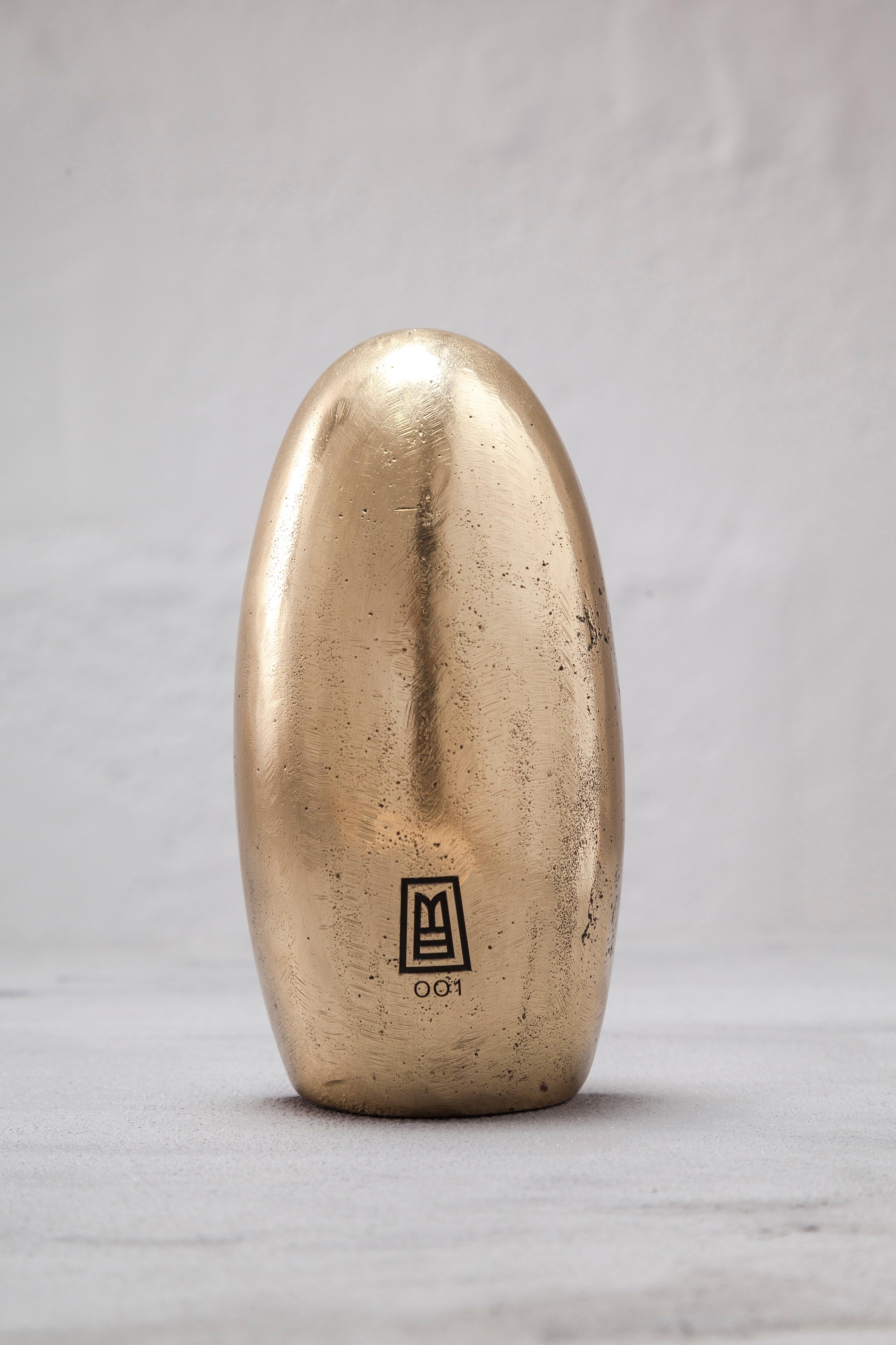 Scultura Vergine Valdivia in bronzo fuso lucido di Estudio Andean in vendita 1